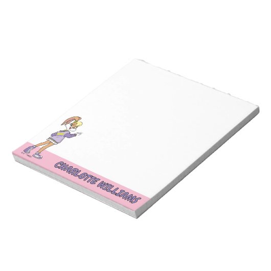 Lola TUNE SQUAD™ Varsity Herz Notizblock (Rotiert)