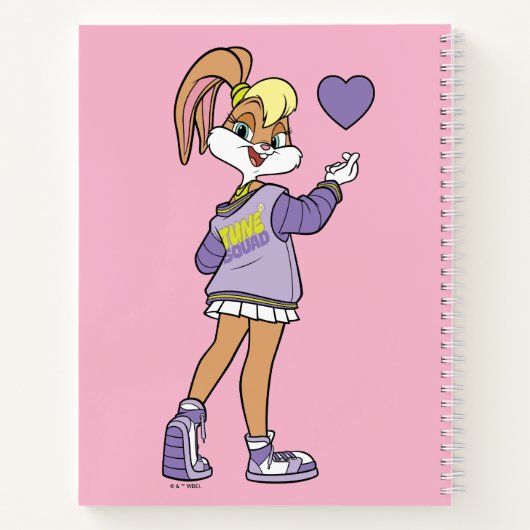 Lola TUNE SQUAD™ Varsity Herz Notizblock (Rückseite)