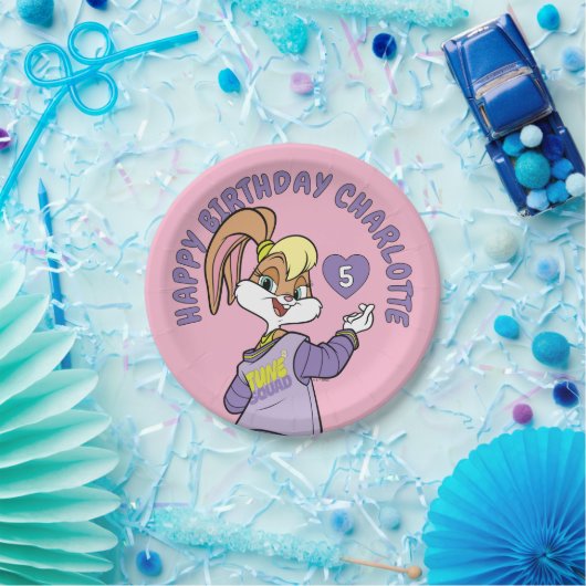 Lola TUNE SQUAD™ Varsity Herz Pappteller (Party)