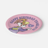 Lola TUNE SQUAD™ Varsity Herz Pappteller (Schrägansicht)