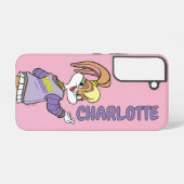 Lola TUNE SQUAD™ Varsity Herz Samsung Galaxy Hülle (Rückseite (Horizontal))