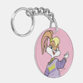 Lola TUNE SQUAD™ Varsity Herz Schlüsselanhänger (Vorderseite links)