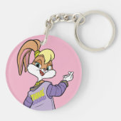 Lola TUNE SQUAD™ Varsity Herz Schlüsselanhänger (Rückseite)