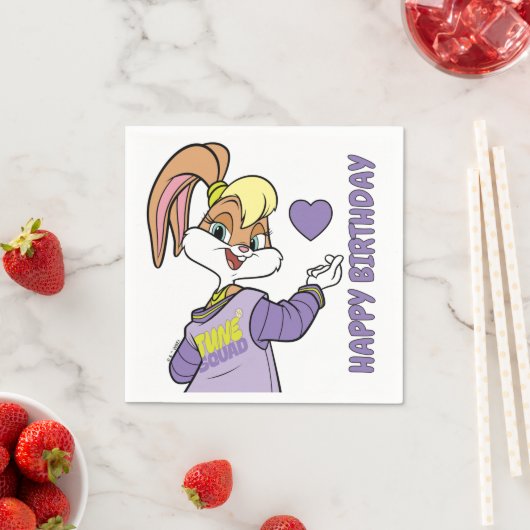 Lola TUNE SQUAD™ Varsity Herz Serviette (Beispiel)