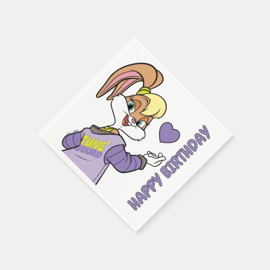 Lola TUNE SQUAD™ Varsity Herz Serviette (Ecke)