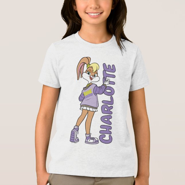 Lola TUNE SQUAD™ Varsity Herz Tri-Blend Shirt (Vorderseite)