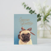 Lola with bow postkarte (Stehend Vorderseite)