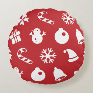 Lolailo 12 Frohe Weihnachten/Feliz Navidad Rundes Kissen