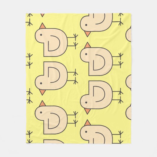 Lolailo 16 Pio Pio Fleecedecke (Vorderseite)