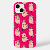 Lolailo 19 Oink Oink Case-Mate iPhone Hülle (Rückseite)