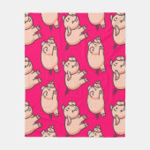 Lolailo 19 Oink Oink Fleecedecke (Vorderseite)