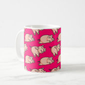 Lolailo 19 Oink Oink Kaffeetasse (Vorderseite Links)