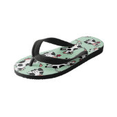 Lolailo 22 Blume Power Kuh Kinderbadesandalen (Schrägansicht)