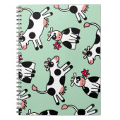 Lolailo 22 Blume Power Kuh Notizblock (Vorderseite)