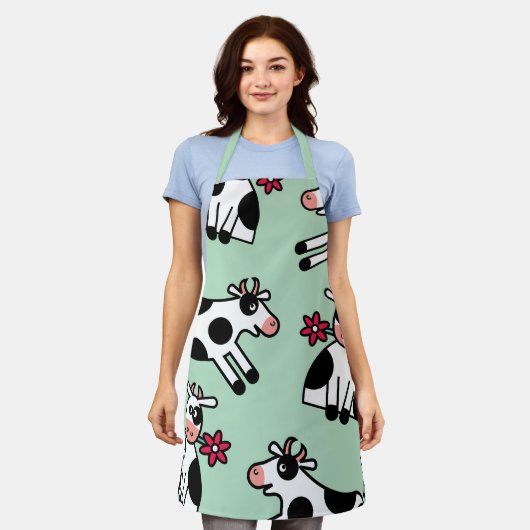 Lolailo 22 Blume Power Kuh Schürze (Getragen)
