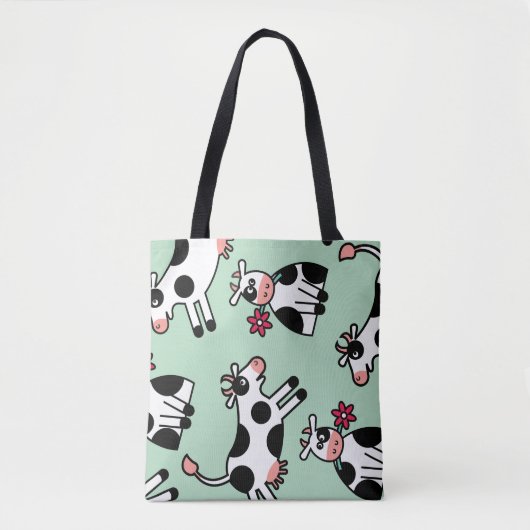 Lolailo 22 Blume Power Kuh Tasche (Vorderseite)