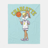 Lola's Basketball-Spin Fleecedecke (Vorderseite)