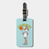 Lola's Basketball-Spin Gepäckanhänger (Vorderseite vertikal)