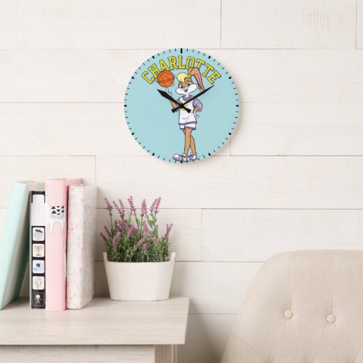Lola's Basketball-Spin Große Wanduhr (Lesesaal)