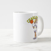 Lola's Basketball-Spin Jumbo-Tasse (Vorderseite Rechts)