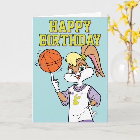 Lola's Basketball-Spin Karte (Gelbe Blume)