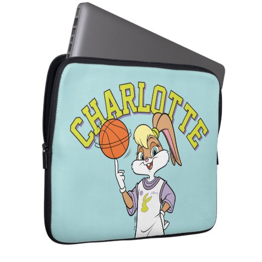 Lola's Basketball-Spin Laptopschutzhülle (Vorne Rechts)