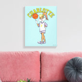 Lola's Basketball-Spin Leinwanddruck (Insitu (Wohnzimmer))