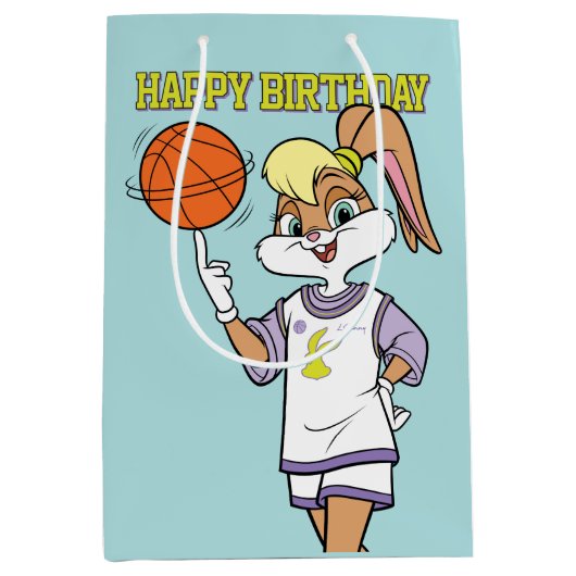 Lola's Basketball-Spin Mittlere Geschenktüte (Vorderseite)