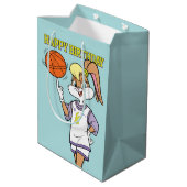 Lola's Basketball-Spin Mittlere Geschenktüte (Rückseite Schrägansicht)