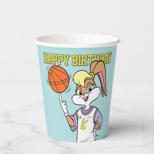 Lola's Basketball-Spin Pappbecher (Rückseite)