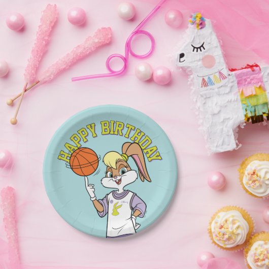 Lola's Basketball-Spin Pappteller (Party)