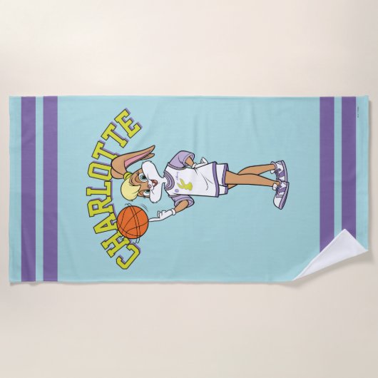 Lola's Basketball-Spin Strandtuch (Vorderseite)