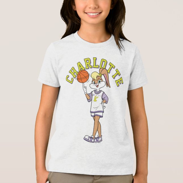 Lola's Basketball-Spin Tri-Blend Shirt (Vorderseite)