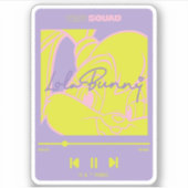 Lola's Music Player Aufkleber (Vorderseite)