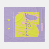 Lola's Music Player Fleecedecke (Vorderseite (Horizontal))