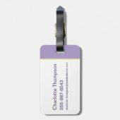 Lola's Music Player Gepäckanhänger (Rückseite vertikal)