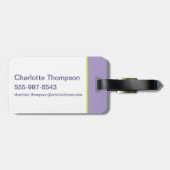 Lola's Music Player Gepäckanhänger (Rückseite horizontal)