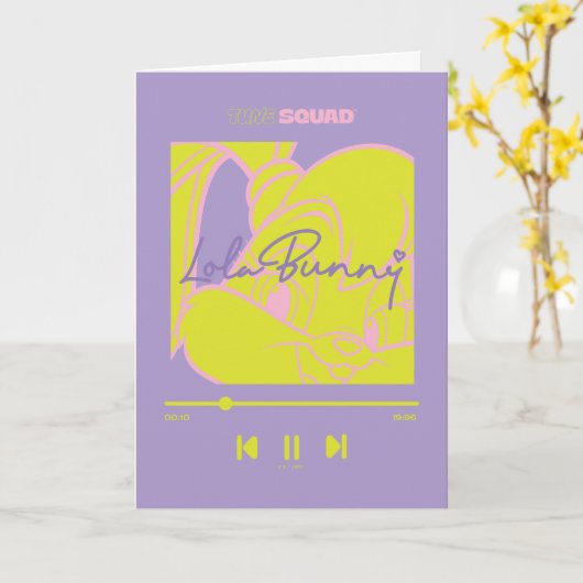 Lola's Music Player Karte (Gelbe Blume)