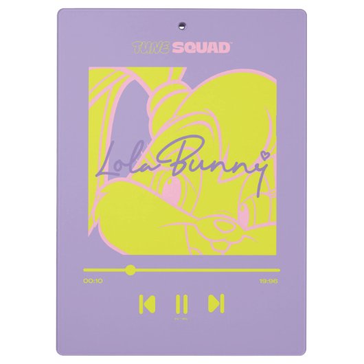 Lola's Music Player Klemmbrett (Rückseite)