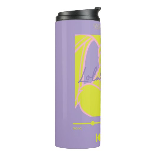Lola's Music Player Thermosbecher (Nach links gedreht)