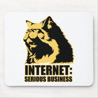lolcat das Internet ist ernstes Geschäft Mousepad