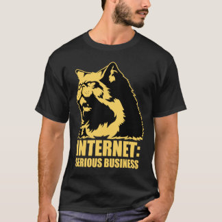 lolcat das Internet ist ernstes Geschäft T-Shirt