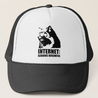 lolcat das Internet ist ernstes Geschäft Truckerkappe
