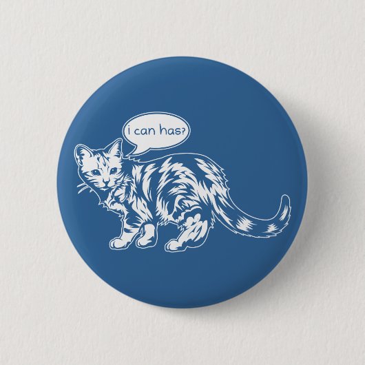 lolcat - ich kann habe? button (Vorderseite)