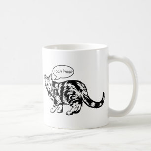lolcat - ich kann habe? kaffeetasse