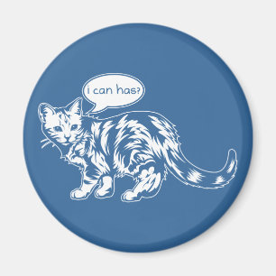 lolcat - ich kann habe? magnet