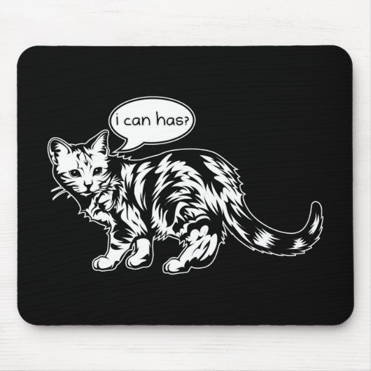 lolcat - ich kann habe? mousepad (Vorne)