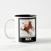 LOLCat: Mathe Zweifarbige Tasse (Links)