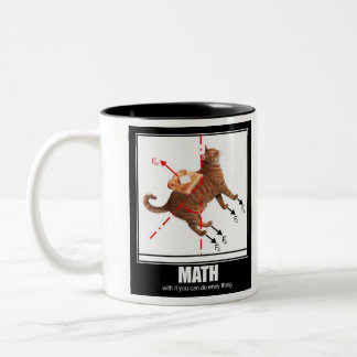 LOLCat: Mathe Zweifarbige Tasse