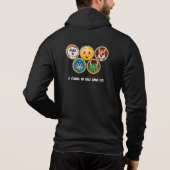 LOLCOMP 5 Ketten Zipped Hoodie (Rückseite)